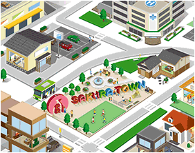 SAKURA TOWN Animation
